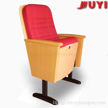 JY-603 factory price teatro silla chair seat and back plywood modern high back wing chair long back chair